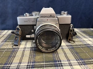 MINOLTA SRT 101 35mm Film Camera w/ MC ROKKOR-PF 55mm F1.7 Lens From Japan    C2 - Picture 1 of 17