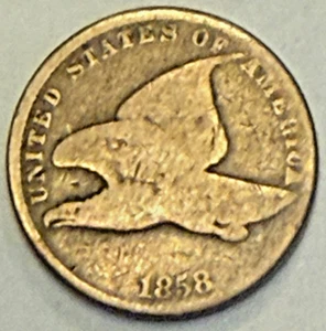 USA - One Cent 1858 - Flying Eagle - Bild 1 von 4