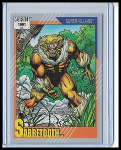 1991 Impel Marvel Universe Series II #56 Sabretooth - Bild 1 von 2