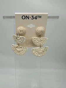 Damen Boho Ohrringe, gehäkelt, Tropfen. Neu - Bild 1 von 7