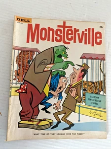 1962 Monsterville Magazine Vol. 1 No. 1 Dell Monster Comics by Hal Sherman - Picture 1 of 4