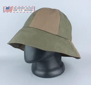 Joules Womens Harriet Wax Hat - Green/Brown One Size Travel Country Bucket Hat - Picture 1 of 19