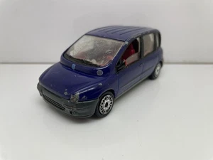 MAJORETTE FIAT MULTIPLA BLUE 6 SEATER 1:43 RARE 56 - Picture 1 of 7