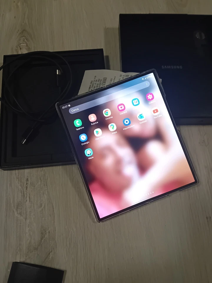 Samsung Galaxy Z Fold6 256GB Silver Shadow Smartphone 5G Argento RAM 12GB