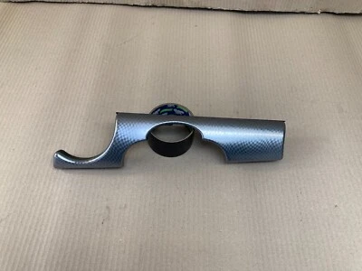 Mini Cooper S R55 R56 tablero moldura o/s lado del conductor plateado a cuadros 2006-2013 Foto 1 de 4