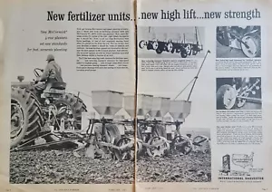 Anuncio agrícola International Harvester McCormick de 4 filas vintage 1961 - Imagen 1 de 1