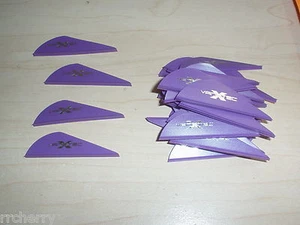 @NEW@ 36 VaneTec 2" HP Archery Arrow Vanes! Purple arrows fletching - Picture 1 of 1