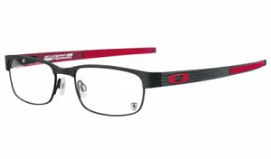 Eyeglasses Carbon Plate Black Ferrari Red (0455) Oakley Frames - Afbeelding 1 van 4