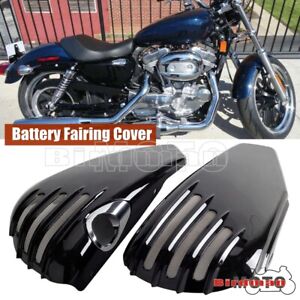 Motorcycle Side Battery Fairing Cover For Harley Sportster XL 883 1200 2004-2013