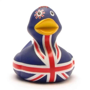 Brittish - Union Jack Rubber Ducky - Grande - Jeep Ducking - Envío rápido a EE. UU. - Imagen 1 de 4