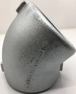 CODO FEMENINO EL8 CROUSE TRASERO 3 PULGADAS A PRUEBA DE EXPLOSIONES 45 GRADOS - Imagen 1 de 3