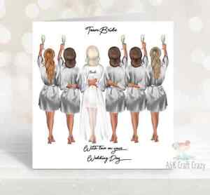 On Your Wedding Day Personalised Card for Best Friend Sister cousin bridal gift