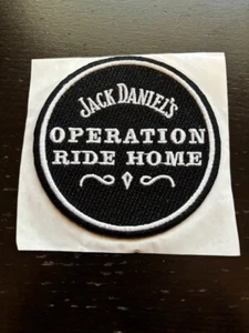 NEW Jack Daniel's Operation Ride Home Motorcycle 3" Patch OEM Tennessee Whiskey - Picture 1 of 1