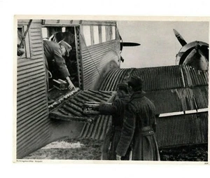 WWII German Luftwaffe Ju-52 Transport Plane Kriegsberichter Vorpahl Photo WW2 - Picture 1 of 2