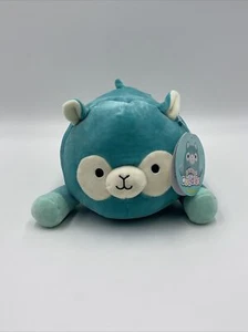 New Squishmallows Cuddlers French Laying Pierre 9" Teal Alpaca Rare - Picture 1 of 6