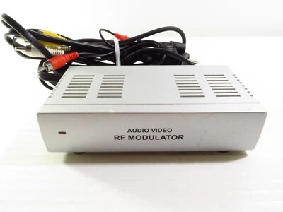Dynex WS-007 RF Modulator Audio Video Signal Converter w/ A/V Cables - Image 1 of 4