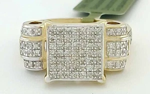 GENUINE 1 Ct DIAMOND ENGAGEMENT RING 14K YELLOW GOLD - New With Tag - Picture 1 of 5