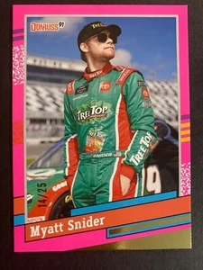 Myatt Snider - 2024 Donruss NASCAR "Pink" Racing Card #126 Serial #14/25 - Picture 1 of 2