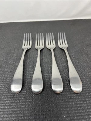 Lote de 4 garfos de salada de cetim Ikea Loja 7 polegadas 22422 aço inoxidável 224,22 - Imagem 1 de 4