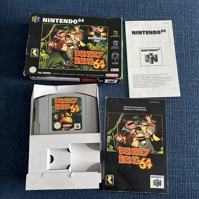 Nintendo Donkey Kong 64 Boxed with Manual, No Expansion Pak - Image 1 of 4