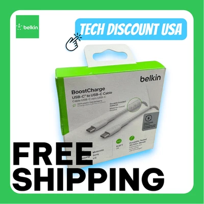 Belkin boost charge usb-c to usb-c cable Durable braided material New Sealed - Image 1 of 3