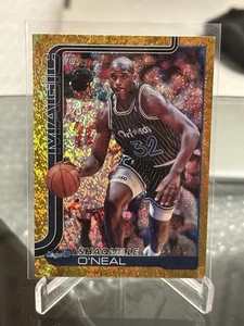 2025-26 Topps NBA Flagship #260 Shaquille O'Neal Gold Holo Foil 03/50 HOF Legend - Picture 1 of 12