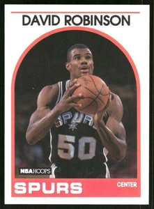 David Robinson 1989 NBA Hoops Rookie Basketball Card #138 (NM) - Picture 1 of 2