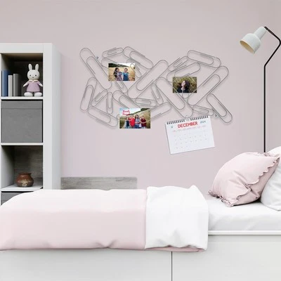 Clip de arte abstracto de metal para decoración de pared para hogar cocina oficina dormitorio marco de fotos Foto 1 de 4