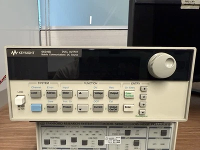 Keysight 66319D Doble Salida Comunicaciones Móviles Fuente DC 220V Fuente de Alimentación Foto 1 de 2