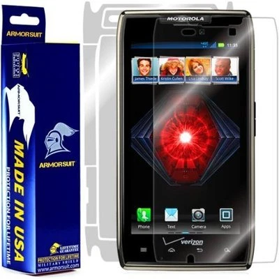 ArmorSuit Motorola Droid Razr Maxx Screen Protector + Full Body Skin Made in USA - Image 1 of 4