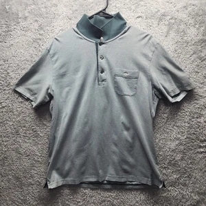 Lacoste Hemd Herren 4 Weiß Grün Streifen Silber Kroko Brusttasche Polo Limitiert - Bild 1 von 8