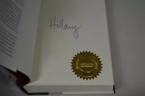 Hillary Clinton FIRMADO Hard Choices Book 1st Ed. Autografiado con caja de cuero #845 - Imagen 1 de 5