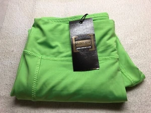 LA Society Malibu Moto (Style 3000) Leggings in Neon Green - Size S - New W/Tags - Picture 1 of 10
