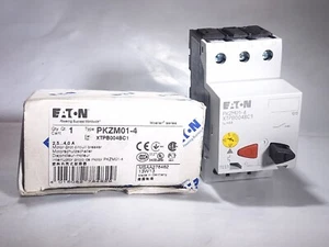 EATON MOELLER XTPB004BC1 MOTOR PROTECTOR MODULE 2.5-4.0A PKZM01-4 278482 - Picture 1 of 5