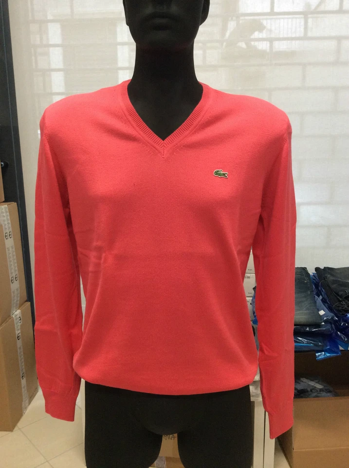 Camisa Lacoste para hombre con cuello en V 100 % algodón Art. AH1841 Foto 1 de 1