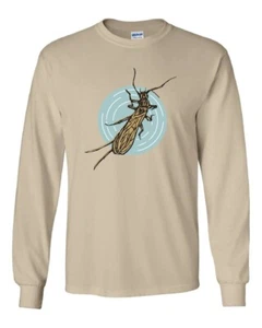 STONEFLY T-Shirt fly fishing 6 COLORS L&S Sleeve S-3XL trout brown rainbow - Picture 1 of 14