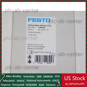 US FREE TAX New FESTO VSVA-B-M52-AZD-A1-1T1L 539158 Solenoid Valve Module 145PSI - Picture 1 of 7