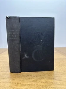 1936 The Complete Sherlock Holmes A. Conan Doyle Black HC Rare Vintage Doubleday - Picture 1 of 5