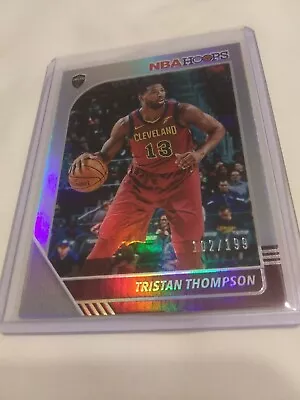 🔴🏀🔴🏀Tristan Thompson Silver Foil NBA Hoops Card #ed to 102 🔴🏀🔴🏀🔴🏀 - Image 1 of 2