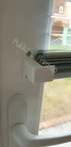 Persianas enrollables venecianas guías estancias clips para patio puertas francesas madera - Imagen 1 de 7