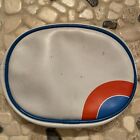 Vintage Retro 70’s 80’s 90’s Zippered Padded Lined Vinyl Carry Case Pouch Makeup