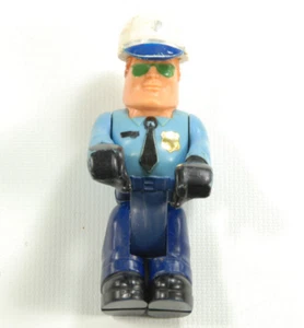 Husky Helpers Motorcycle Police Officer 1980 Fisher-Price Vintage - Picture 1 of 9