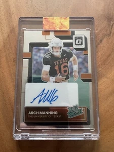2023 Panini National Treasures Collegiate Arch Manning Donruss Optic Auto RP-ARM - Picture 1 of 2
