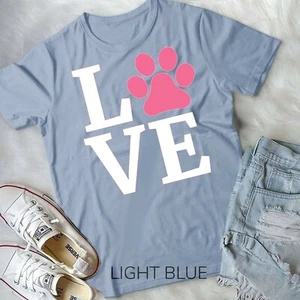I Love Animals T-shirt Cat, Dog & Pet Lover Unisex Form T-shirt Youth T-shirt - Picture 1 of 11