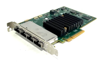 LSI SAS9201-16e 6Gbs PCIe Quad Port SAS HBA H3-25379-01F (AMX) - Image 1 of 4