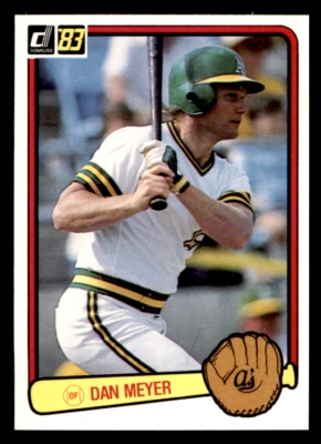 1983 Donruss Dan Meyer   Set Break! #413 Oakland Athletics - Image 1 of 2