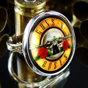 Guns N' Roses GNR Logo Handmade Sterling Silver Charm Ring - Picture 1 of 6