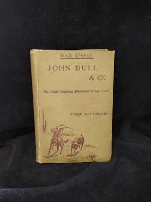 Original 1894 John Bull & Co. Max O'Rell 1st Ed World Travels Canada Australia - Image 1 of 4