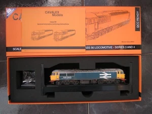 Cavalex Class 56 BR Blue Large Logo Livery TMC Deluxe Weathered 56093 DCC Fitted - Picture 1 of 18