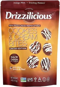 Morsi di biscotti e crema Drizzilicious, Kosher, senza glutine, vegani, 4 once - Foto 1 di 4